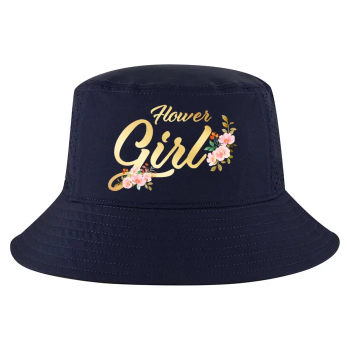 Flower Girl Floral Cute Wedding Cool Comfort Performance Bucket Hat