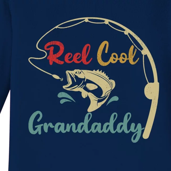 Fisherman Grandaddy Funny Reel Cool Grandaddy Fishing Baby Long Sleeve Bodysuit