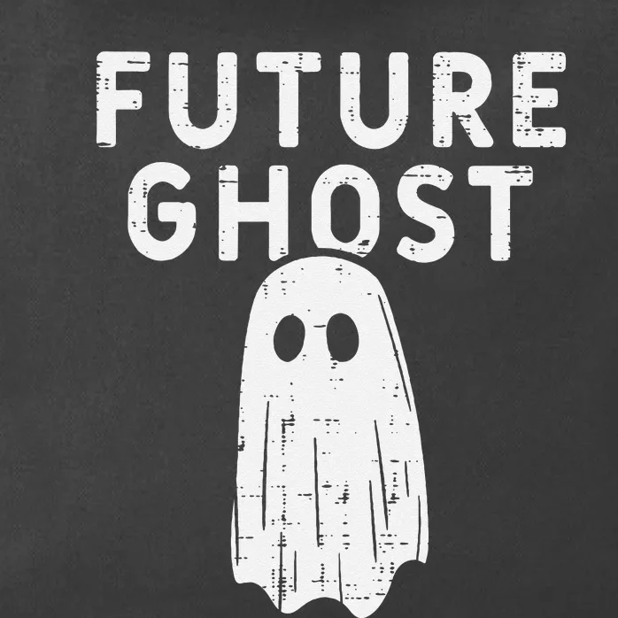 Future Ghost Funny Happy Halloween Costume Men Women Kids Zip Tote Bag