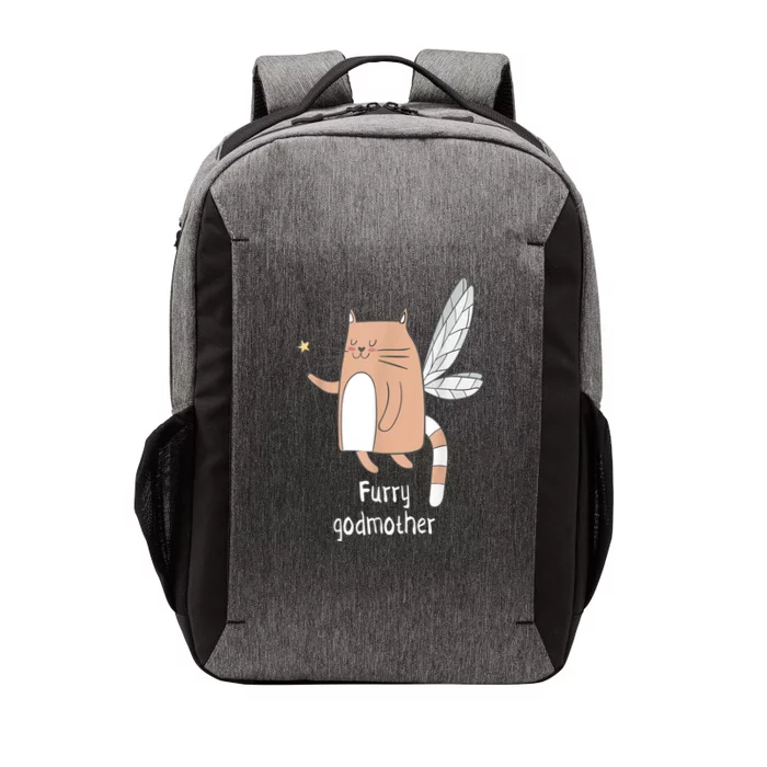 Furry Godmother Funny Cat Godmother Cute Cat Lover Vector Backpack