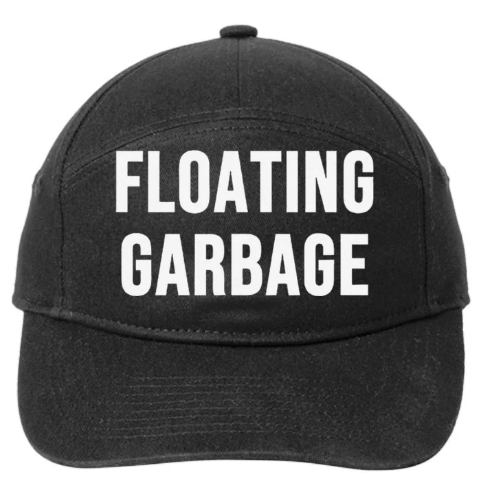 Floating Garbage 7-Panel Snapback Hat