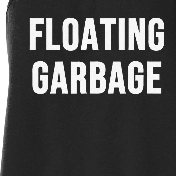 Floating Garbage Women's Racerback Tank