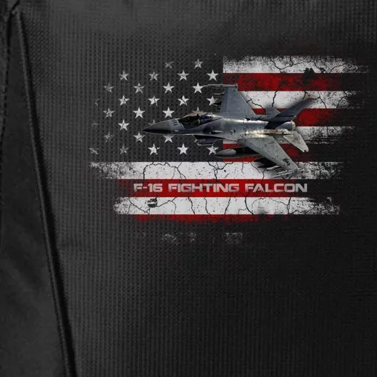 Fcute Gift16 Fighter Airplane Us Flag Fcute Gift16 Pilot Veteran Gift Dad Gift City Backpack