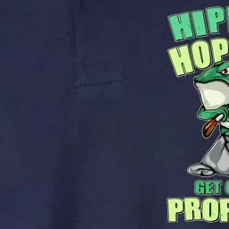 Funny Gun Frog Hippity Hoppity Get Off My Property Softstyle Adult Sport Polo