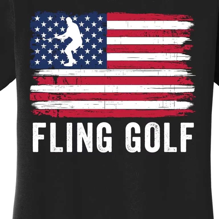 Fling Golf Funny Making Golf Courses Great Again Women's T-Shirt