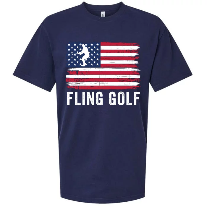 Fling Golf Funny Making Golf Courses Great Again Sueded Cloud Jersey T-Shirt