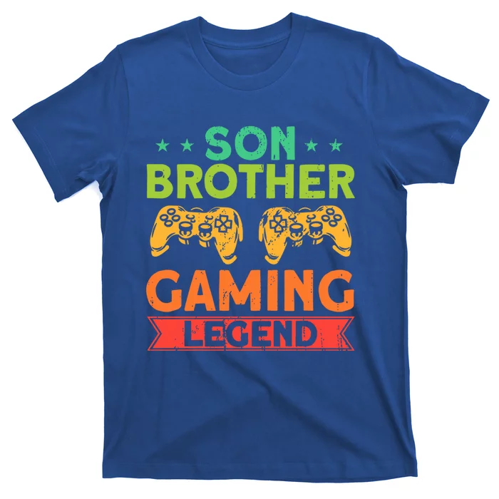 Funny Gamer Family Son Brother Gaming Legend Brother Gaming Gift T-Shirt