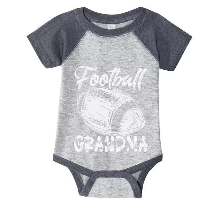 Football Grandma  Family Matching Players Mothers Day Infant Baby Jersey Bodysuit