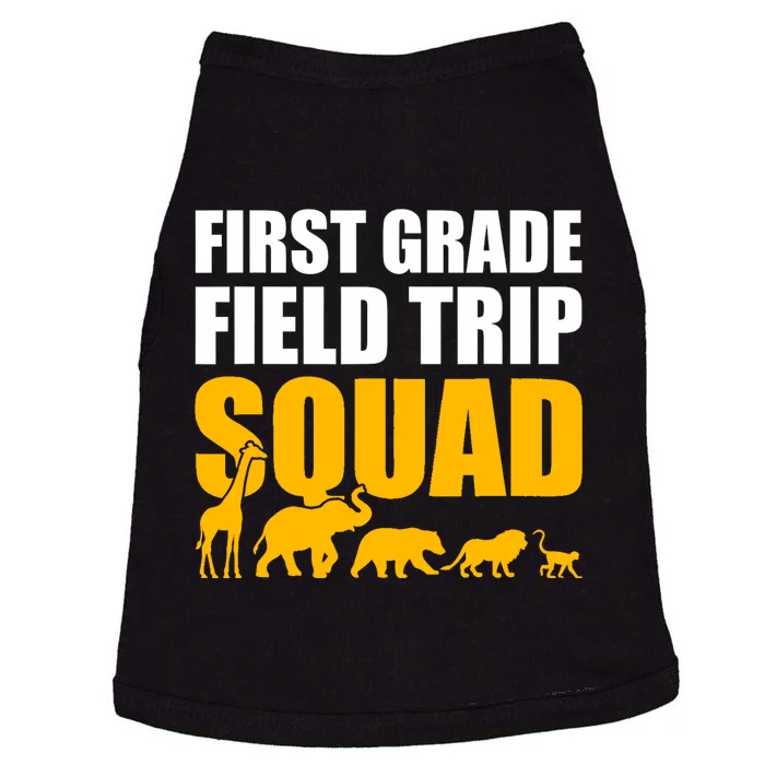 First Grade Field Trip Squad 1st Grade Zoo Crew Safari Doggie Tank