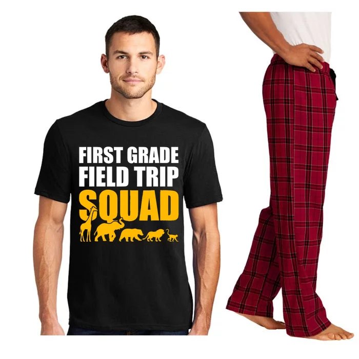 First Grade Field Trip Squad 1st Grade Zoo Crew Safari Pajama Set