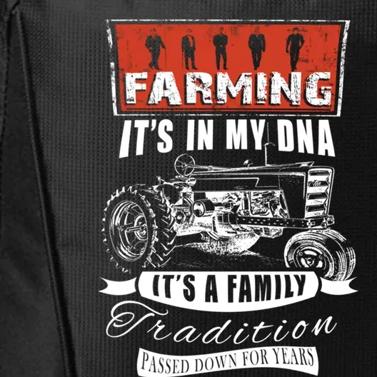 Farmer Gift Funny Farming Gift For Farmers City Backpack