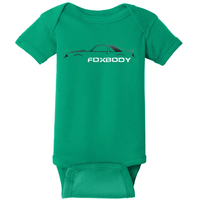 Foxbody Gift For The Stang Enthusiast Baby Bodysuit