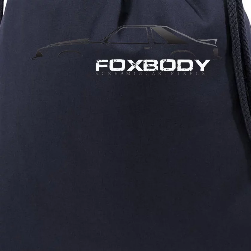 Foxbody Gift For The Stang Enthusiast Drawstring Bag