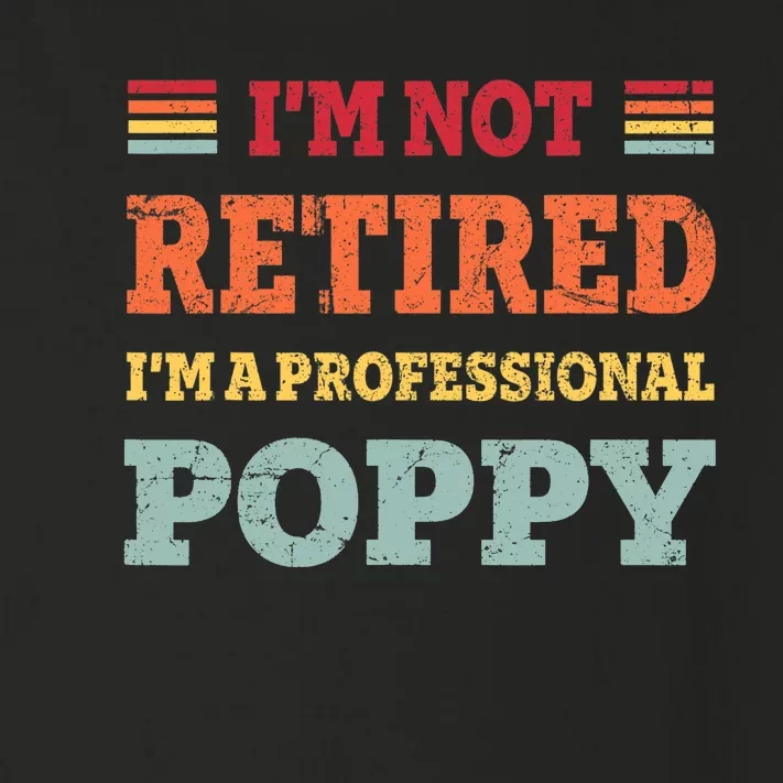 Funny Grandpa For Father Day Retired Poppy Gifts Toddler Long Sleeve Shirt