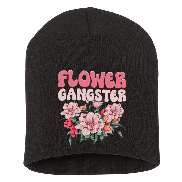 Flower Gangster Funny Florist Quotes. Florist Short Acrylic Beanie