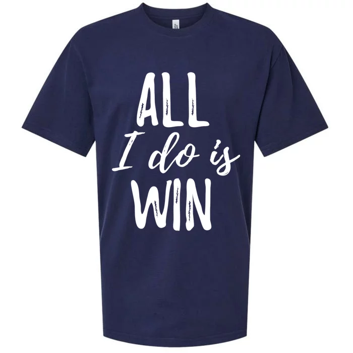 Funny Gift For Sport Fans: All I Do Is Win Gift Sueded Cloud Jersey T-Shirt