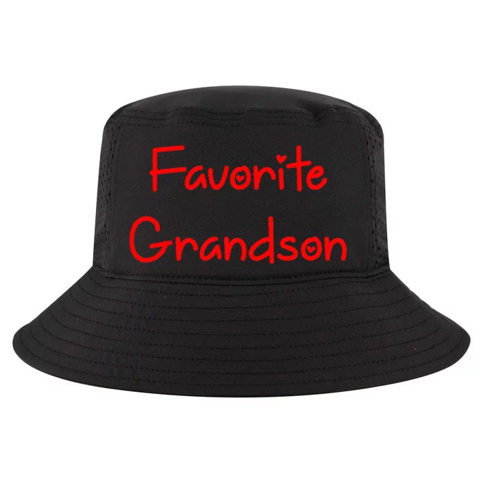 Favorite Grandson Fathers Day Cool Comfort Performance Bucket Hat