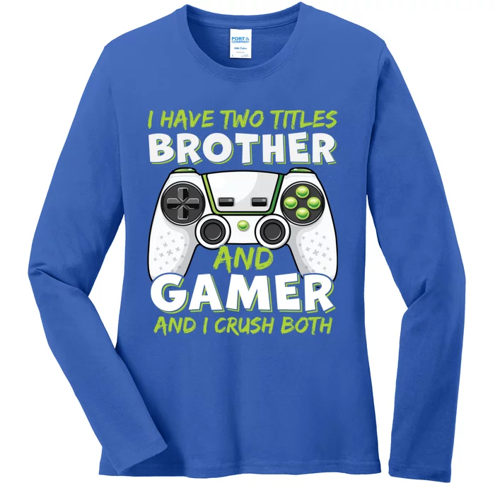 Funny Gaming Ladies Long Sleeve Shirt