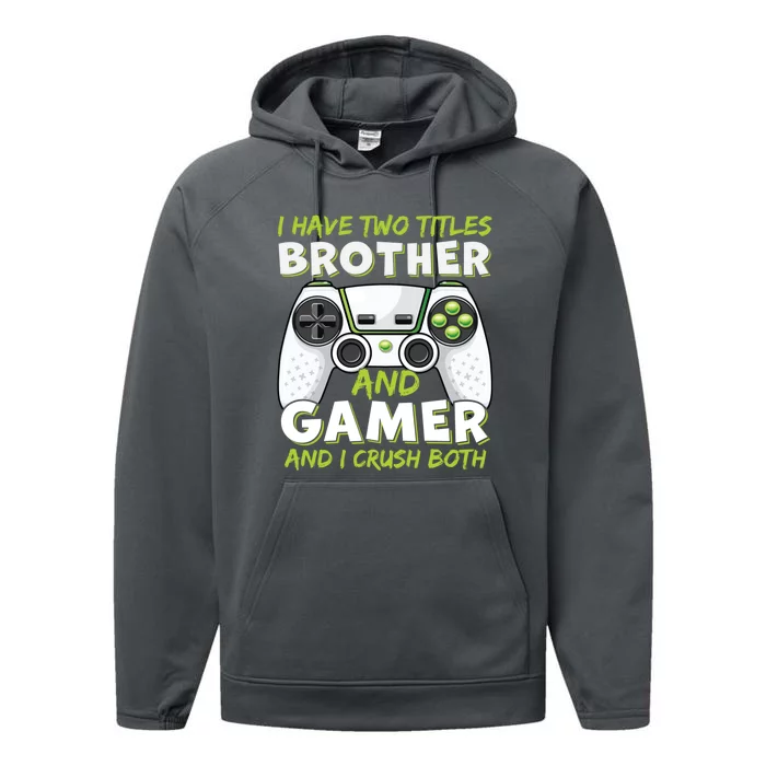 Funny Gaming Performance Fleece Hoodie