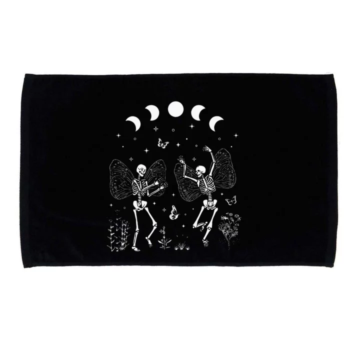 Fairy Grunge Fairycore Aesthetic Butterfly Skeleton Gothic Microfiber Hand Towel