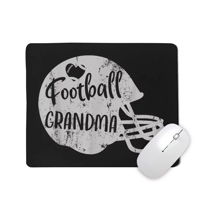 Football Grandma Fun Supportive American Football Grandma Mousepad