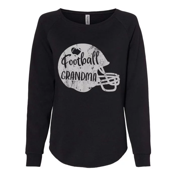 Football Grandma Fun Supportive American Football Grandma Womens California Wash Sweatshirt