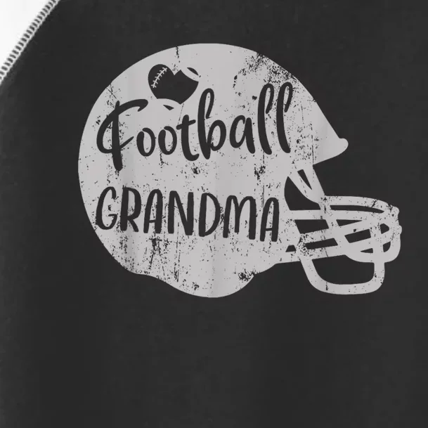 Football Grandma Fun Supportive American Football Grandma Toddler Fine Jersey T-Shirt