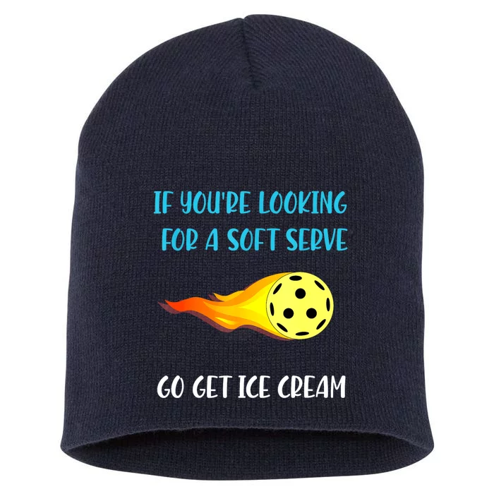 Funny Gift For Pickleball Lovers & Players Pickelball Pun Gift Short Acrylic Beanie