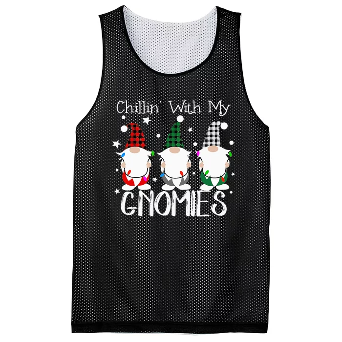 Festive Gnome Family Pajamas for a Fun Christmas Mesh Reversible Basketball Jersey Tank