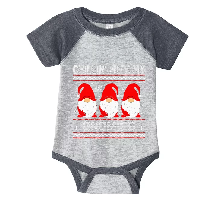 Festive Gnome Family Christmas Matching Outfits Infant Baby Jersey Bodysuit