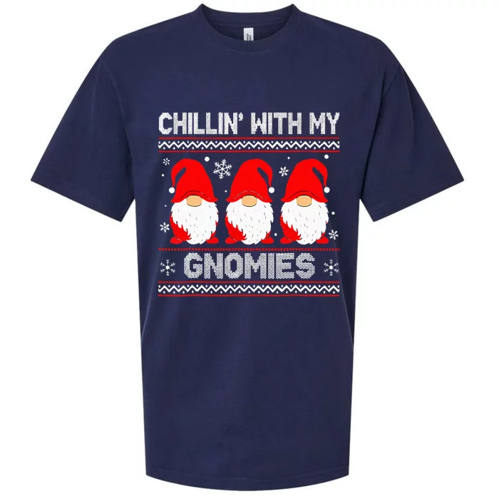 Festive Gnome Family Christmas Matching Outfits Sueded Cloud Jersey T-Shirt