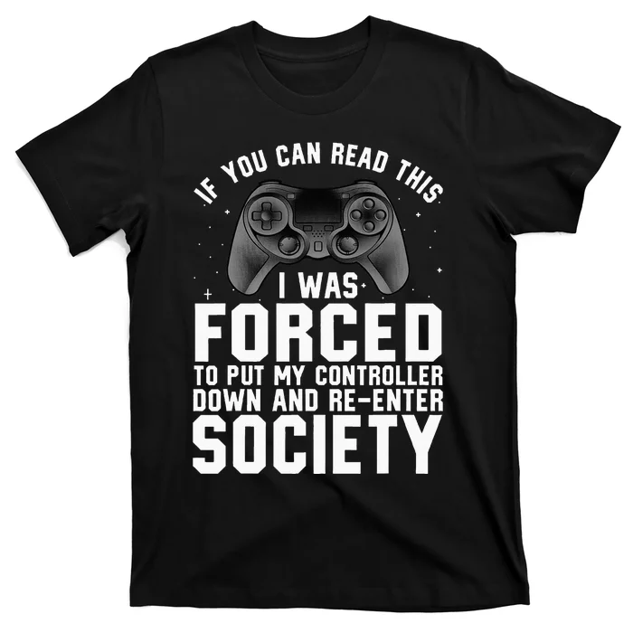 Funny Gamer For Men Women Video Gamer Gaming Game Controller T-Shirt