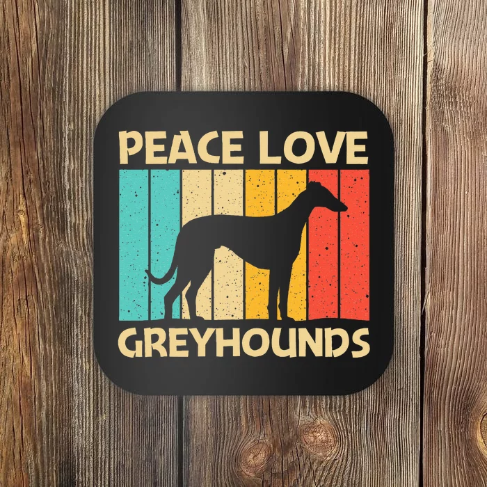 Funny Greyhound For Women Italian Greyhound Rescue Dog Coaster