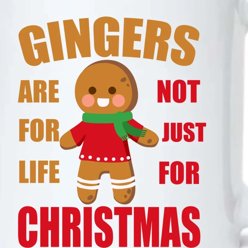 Funny Gingers For Life Not Just For Christmas Gift Idea Gift Black Color Changing Mug