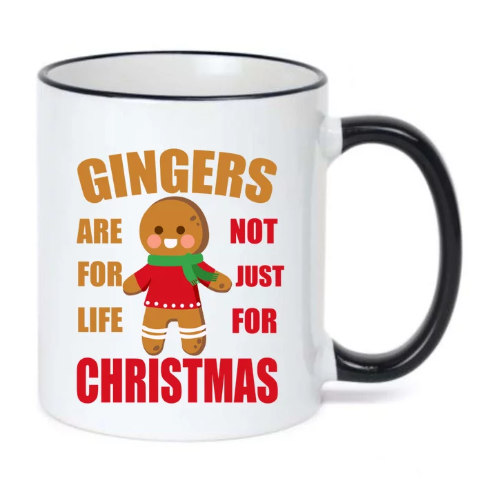 Funny Gingers For Life Not Just For Christmas Gift Idea Gift Black Color Changing Mug