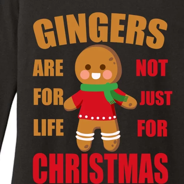 Funny Gingers For Life Not Just For Christmas Gift Idea Gift Womens CVC Long Sleeve Shirt