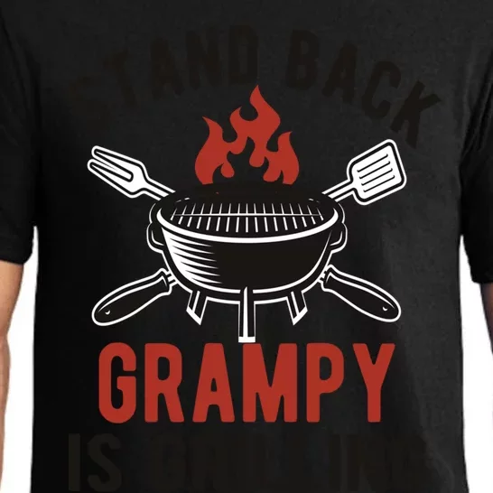 Funny Grilling Grampy Bbq Grampy Grandpa Gift Pajama Set