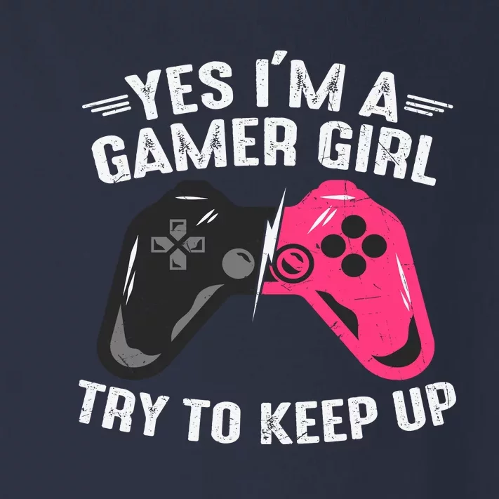 Funny Gamer Girl Slogans Cute Gamer Controller Video Games Lover Toddler Long Sleeve Shirt