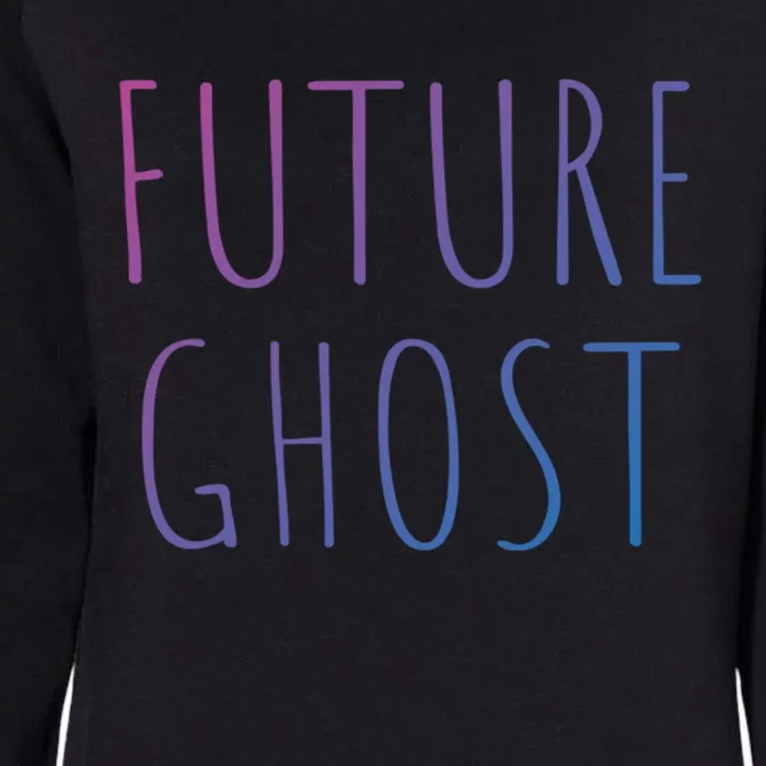 Future Ghost Gift Womens California Wash Sweatshirt