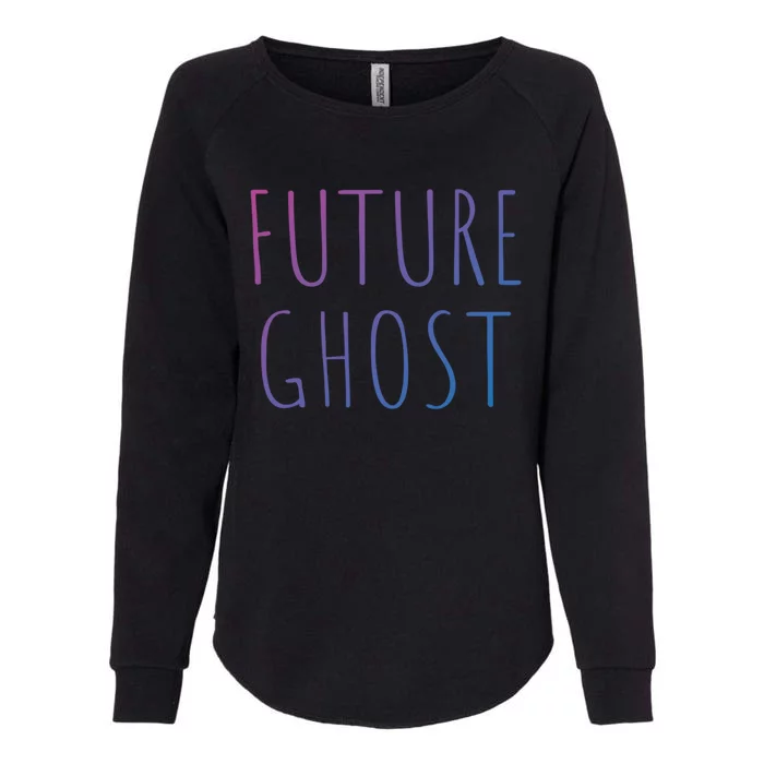 Future Ghost Gift Womens California Wash Sweatshirt