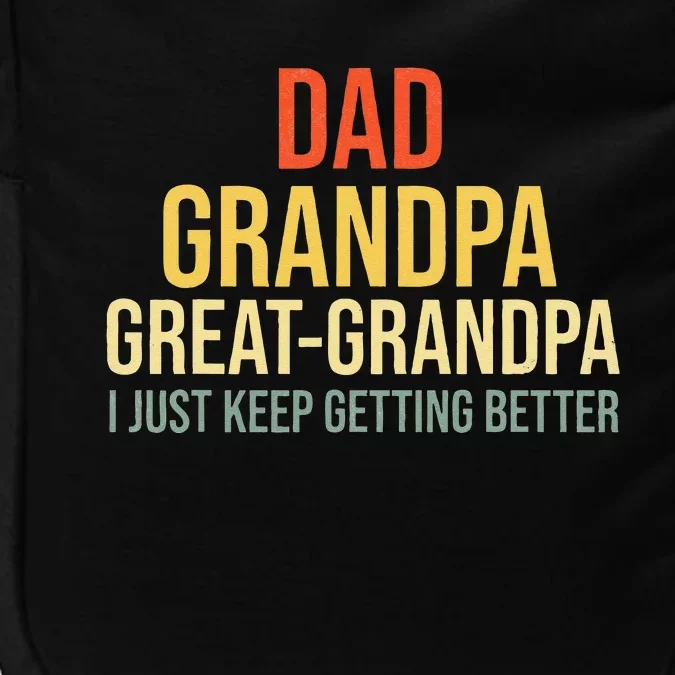 Funny Great Grandpa For Fathers Day Impact Tech Backpack