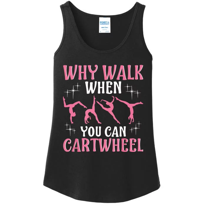 Funny Gymnastics Gymnast Gift For Cool Cartwheel Ladies Essential Tank