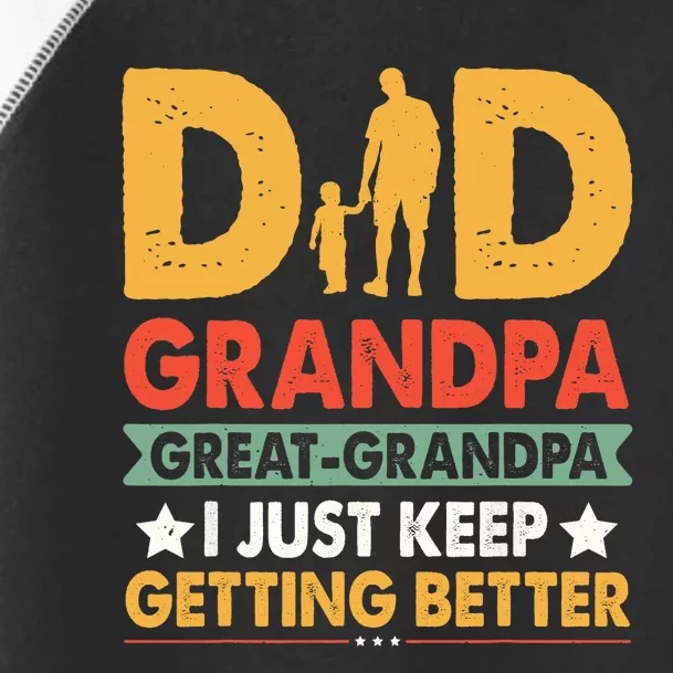 Funny Great Grandpa For Fathers Day Toddler Fine Jersey T-Shirt