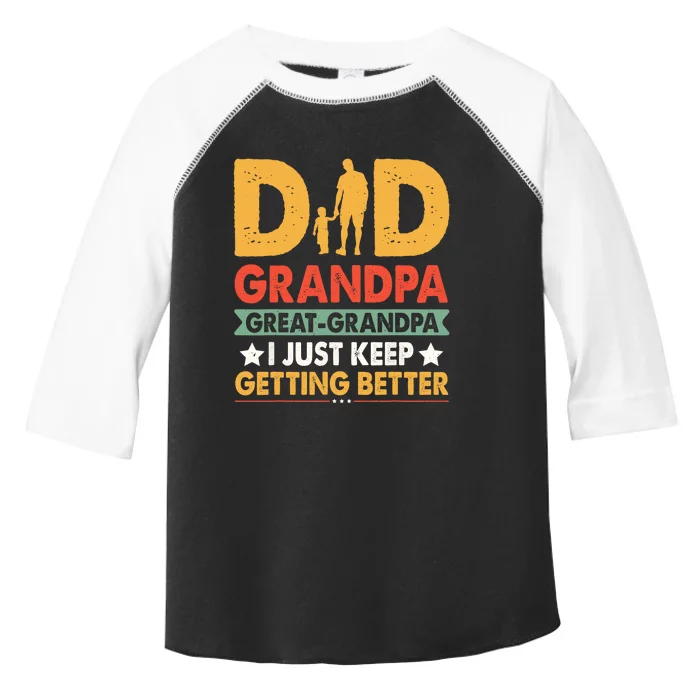 Funny Great Grandpa For Fathers Day Toddler Fine Jersey T-Shirt