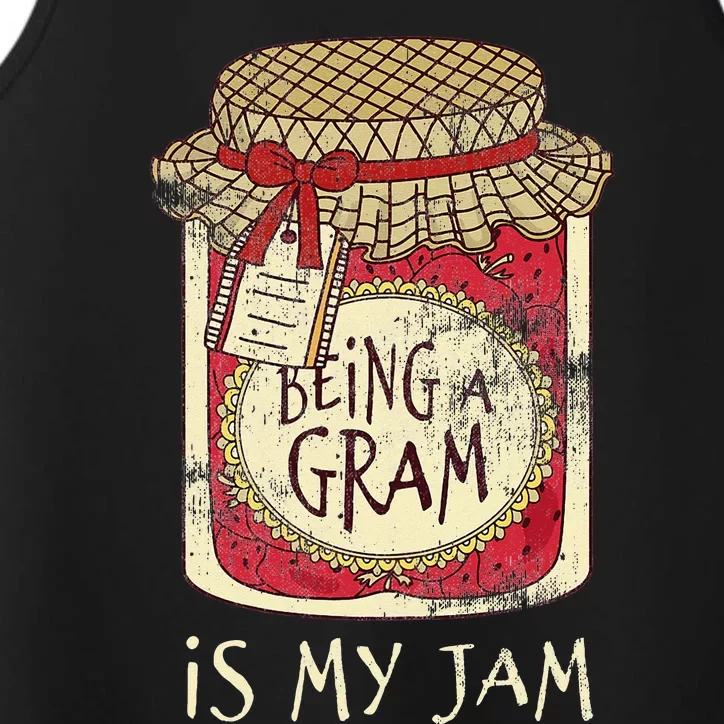 Fun Grandma Gifts Cute & Funny Being A Gram Quote Performance Tank