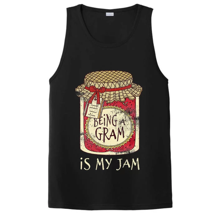 Fun Grandma Gifts Cute & Funny Being A Gram Quote Performance Tank