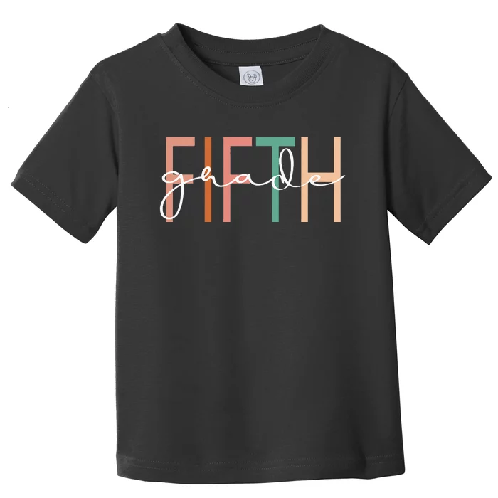 Fifth Grade Girls Teacher Team 5th Grade Squad Toddler T-Shirt