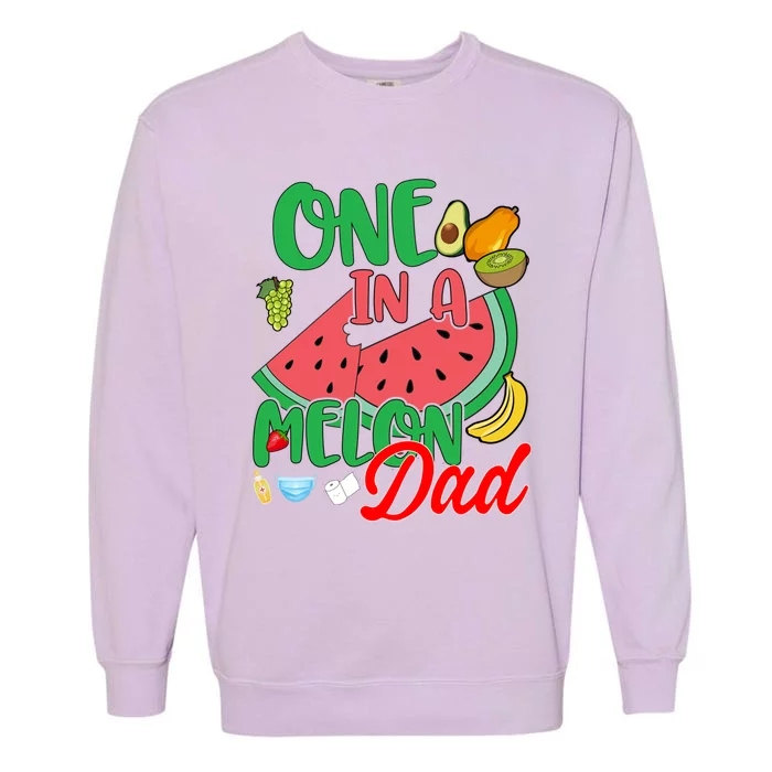 Funny Great Gift For Dad Fathers Day Fruits Graphic Plus Size Gift Garment-Dyed Sweatshirt