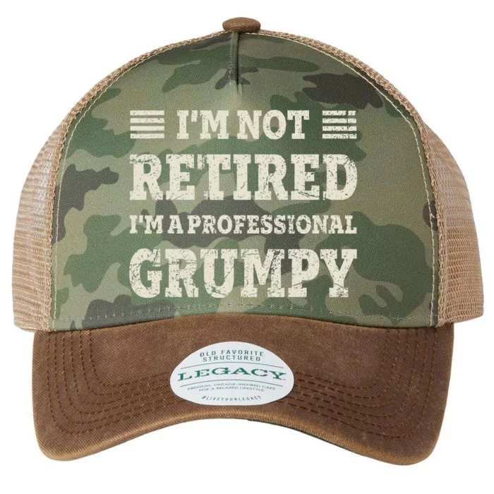 Funny Grandpa Gifts For Father Day Retired Grumpy Legacy Tie Dye Trucker Hat