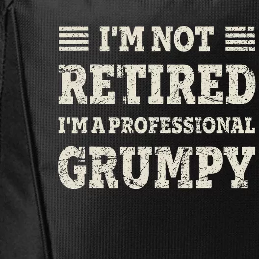 Funny Grandpa Gifts For Father Day Retired Grumpy City Backpack